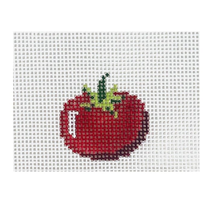Tomato Mini Painted Canvas MF Needlepoint