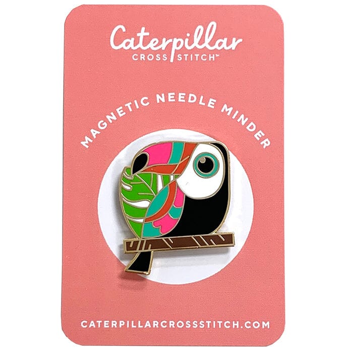 Toucan Enamel Needleminder Accessories Caterpillar Cross - 1