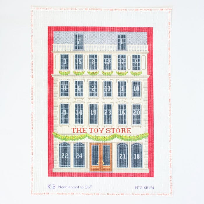 Toy Store Advent Calendar Kit Kits Needlepoint.Com