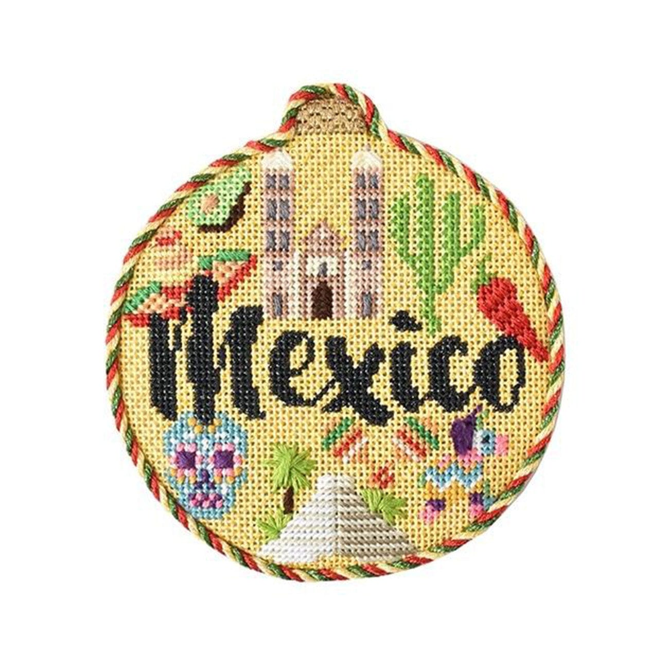 Travel Round Mexico with Stitch Guide Printed Canvas Kirk & Bradley - 2