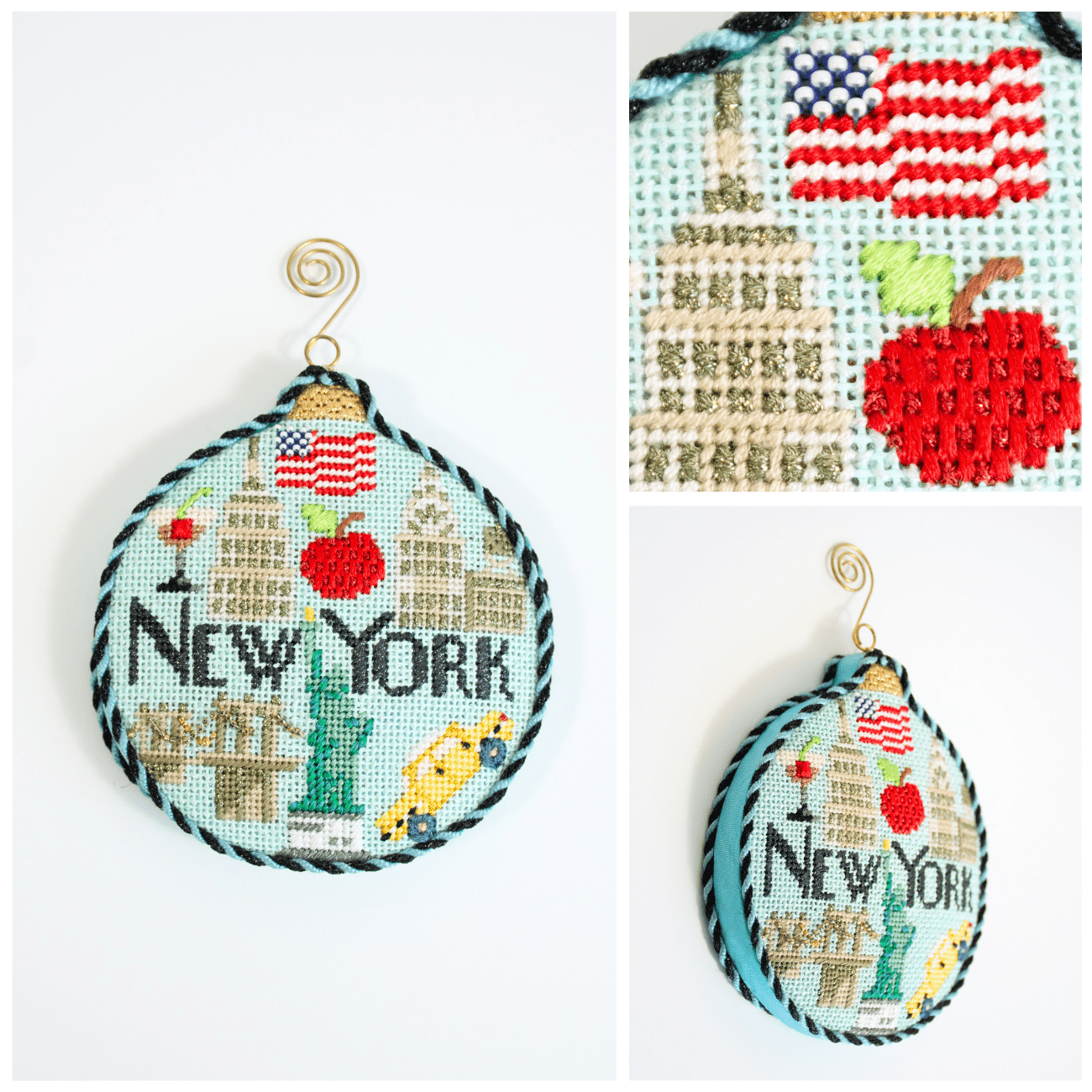 Travel Round New York with Stitch Guide Printed Canvas Kirk & Bradley - 3