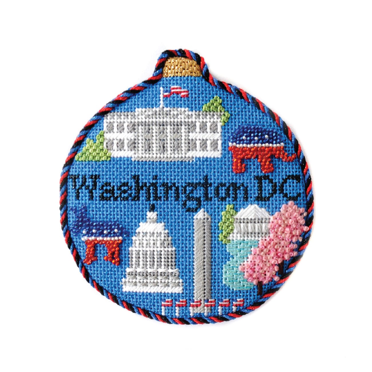 Travel Round Washington DC with Stitch Guide Printed Canvas Kirk & Bradley - 2