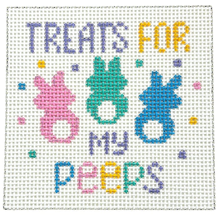 Treats For My Peeps Painted Canvas Alice Peterson Company - 1