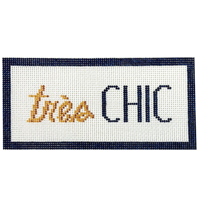 Tres Chic Printed Canvas SLS Needlepoint - 1
