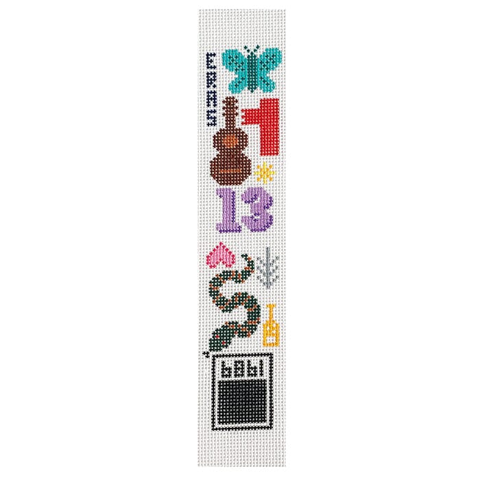 TS Eras Key FOB Painted Canvas Love MHB Studio - 1