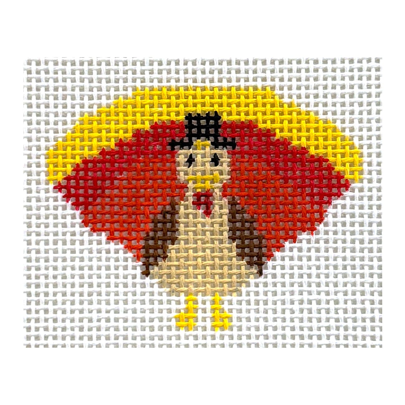 Turkey Mini Painted Canvas MF Needlepoint - 1