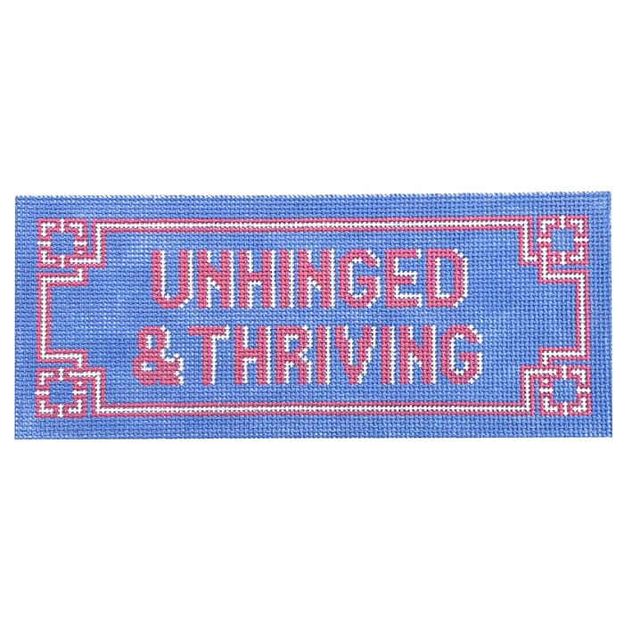 Unhinged and Thriving Painted Canvas KCN Designers