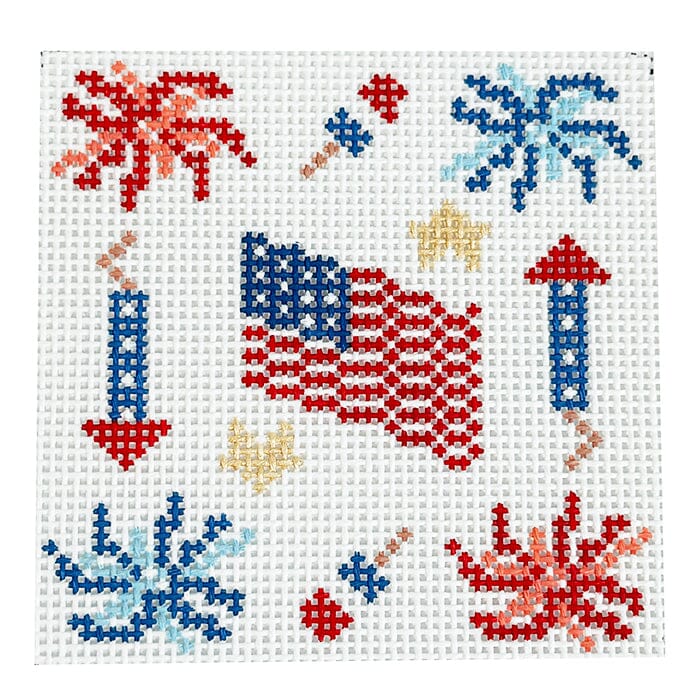 USA Mini Painted Canvas Atlantic Blue Canvas - 1