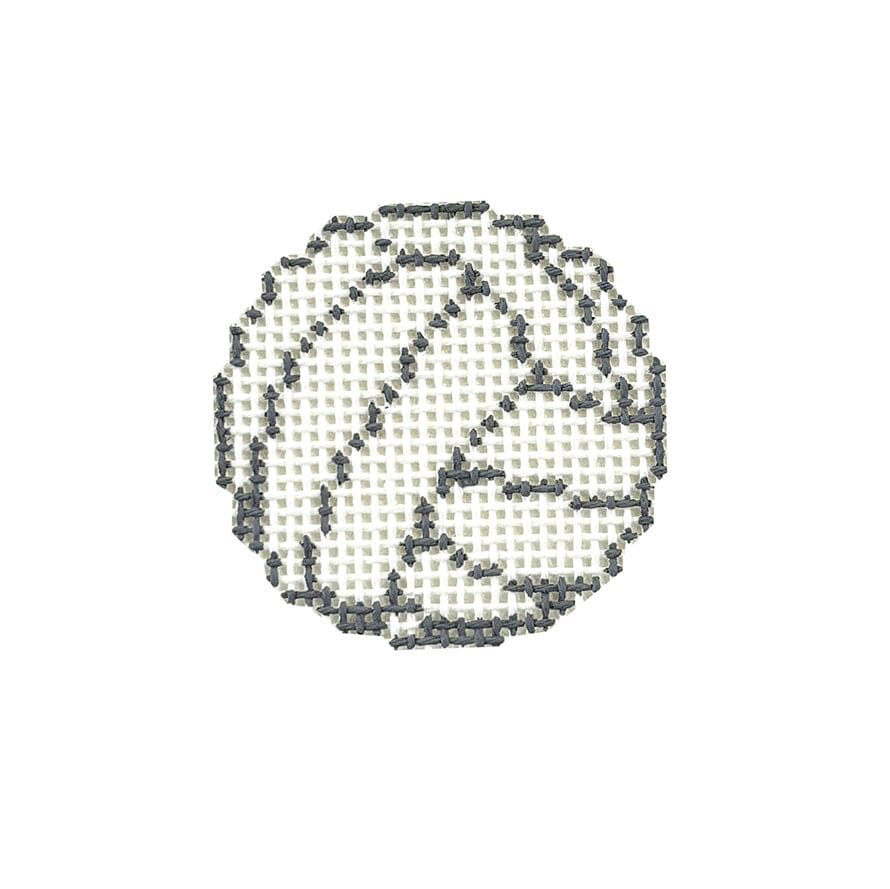 Volleyball Mini Painted Canvas Meg Francez Needlepoint - 1