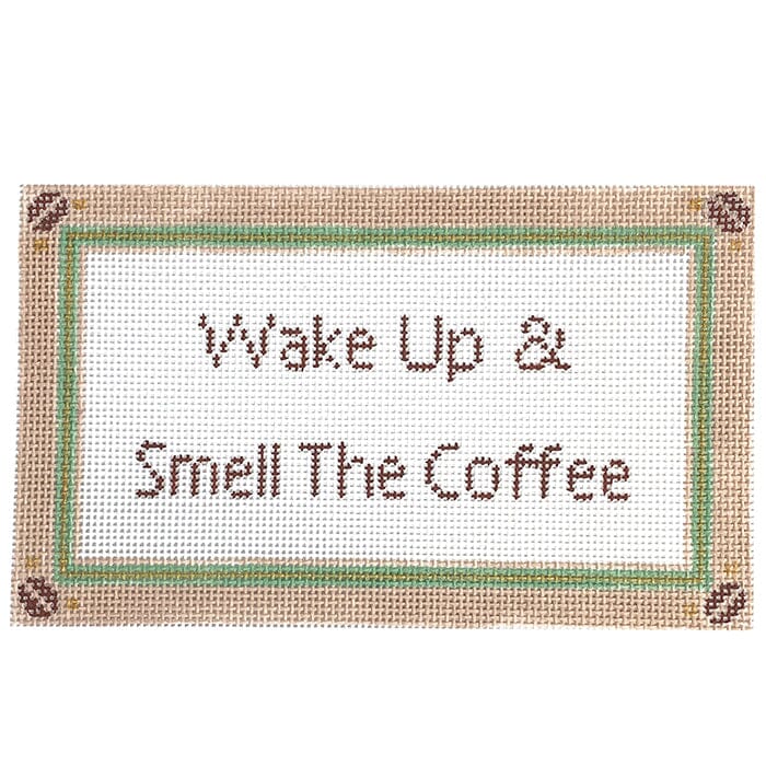 Wake Up & Smell the Coffee Painted Canvas Audrey Wu Designs - 1