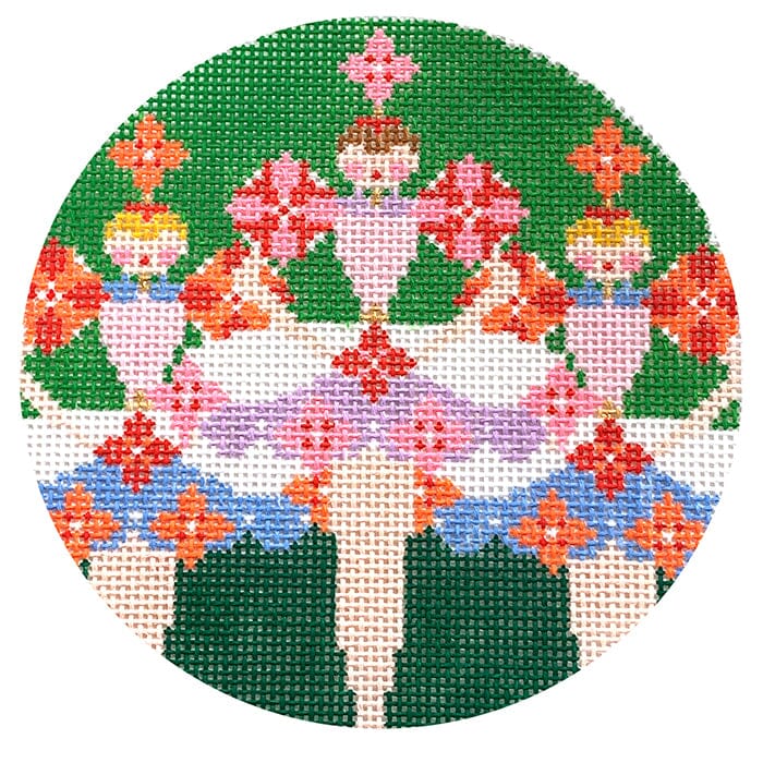 Waltz of the Flowers Nutcracker Collection Painted Canvas Wipstitch Needleworks - 1