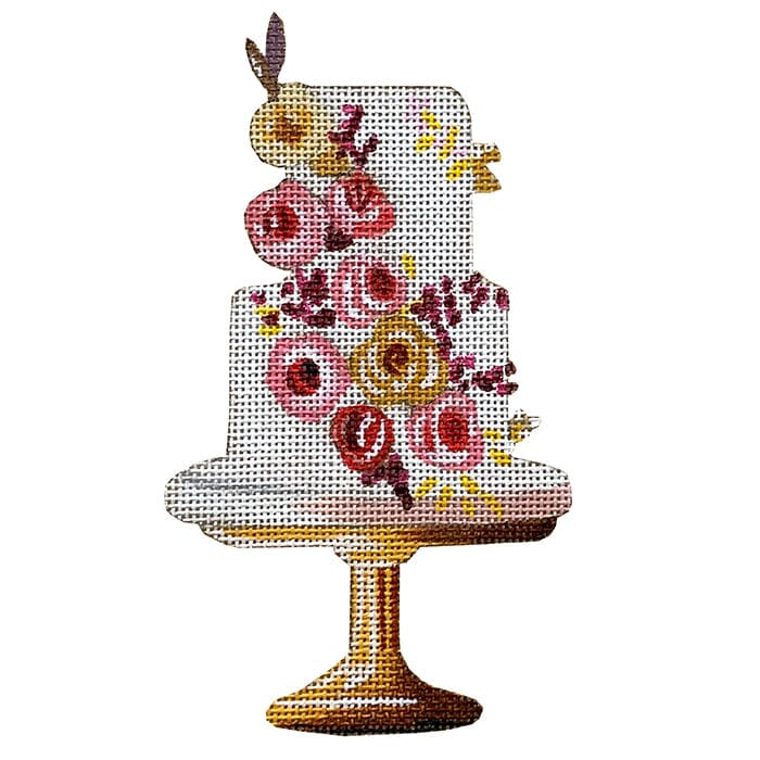Wedding Cake Marriage Memories Painted Canvas Colors of Praise - 1