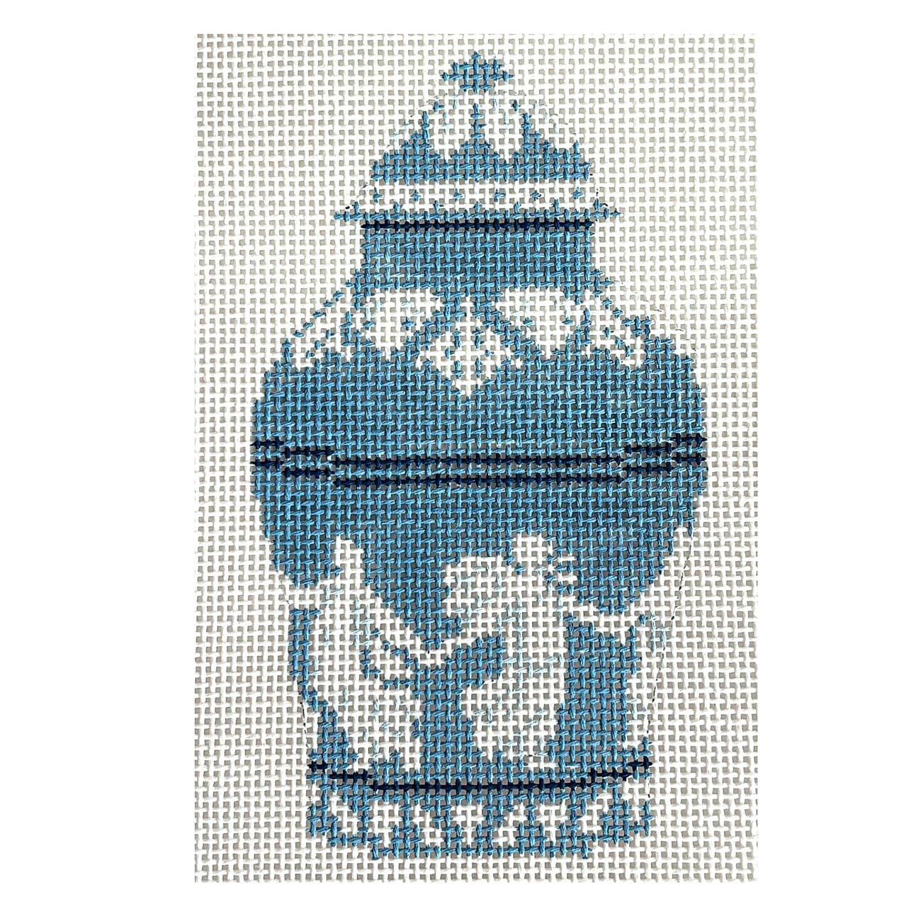 Wedgewood Ginger Jar Painted Canvas The Gingham Stitchery - 1