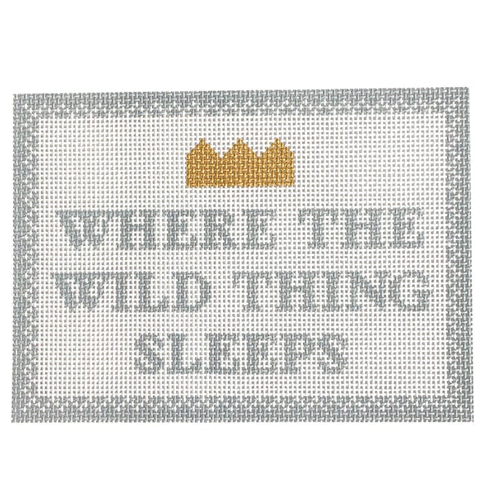 Where the Wild Thing Sleeps Painted Canvas Love MHB Studio - 1