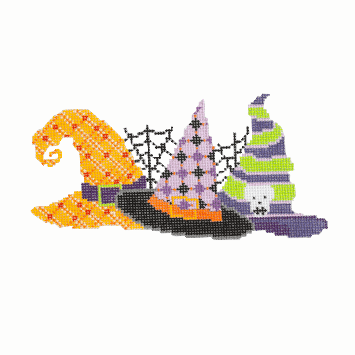 Witches Hats Attachment Painted Canvas Blueberry Point Canvas - 1