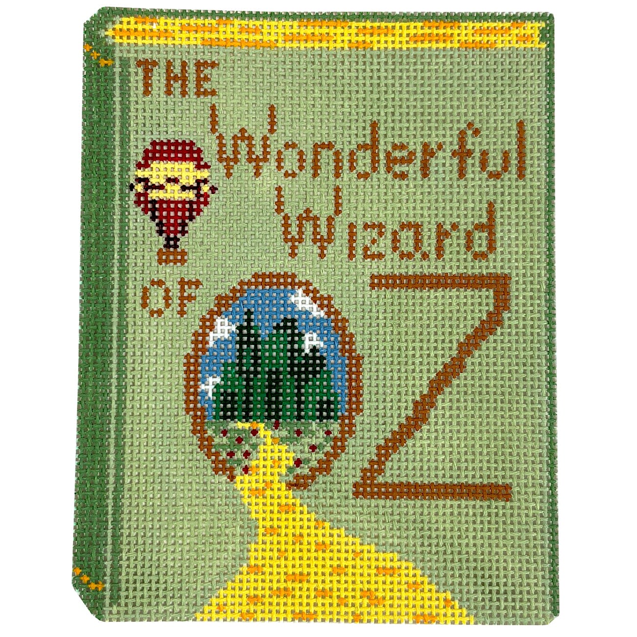 Wizard of Oz Book Painted Canvas The Gingham Stitchery - 1