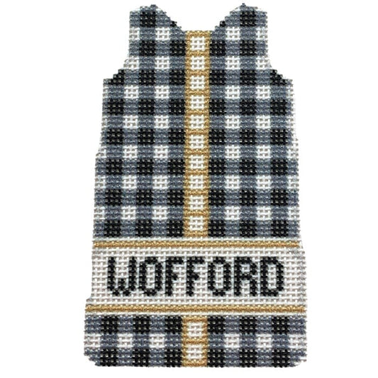 Wofford Gingham Mini Shift Printed Canvas Two Sisters Needlepoint 
