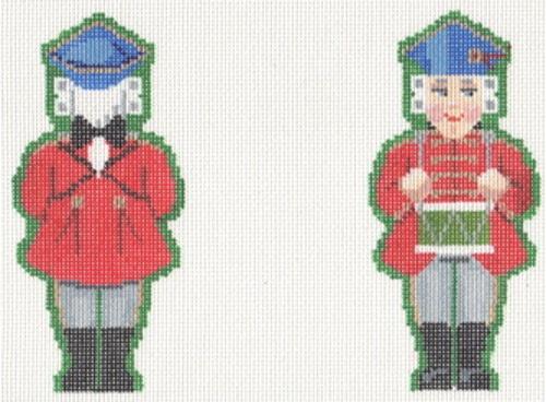 12 Days Clip On Drummer Painted Canvas Labors of Love Needlepoint