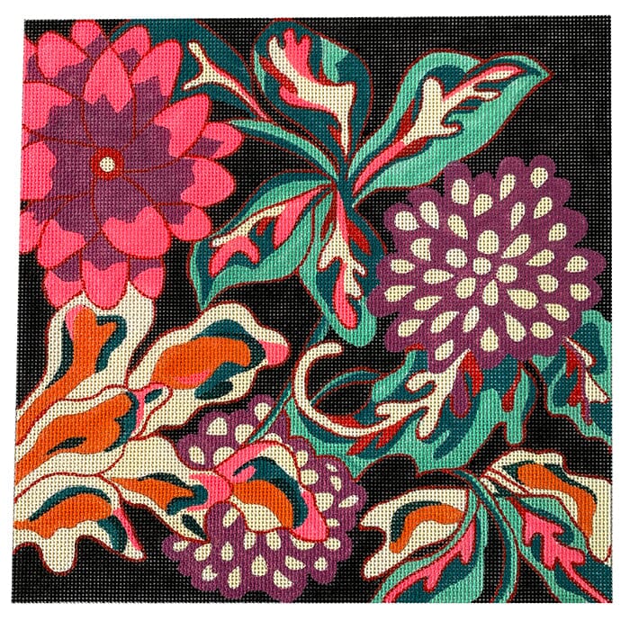 12x12 Garden 4 Painted Canvas Melissa Prince Designs - 1