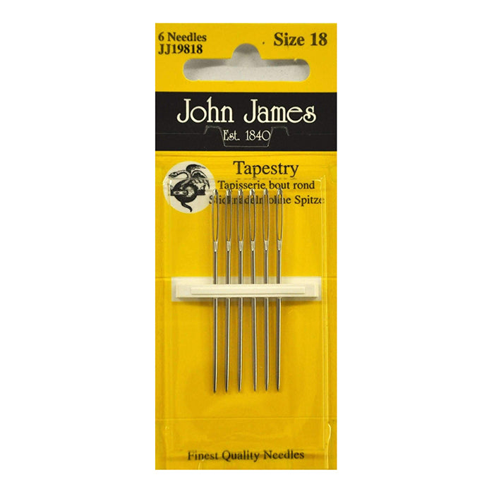 18 John James Tapestry Needles –