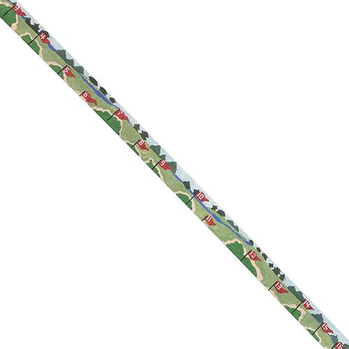 19th Hole Belt Painted Canvas The Meredith Collection - 1