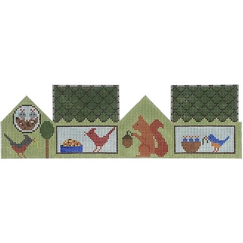 3D House Birdhouse Painted Canvas The Meredith Collection - 1