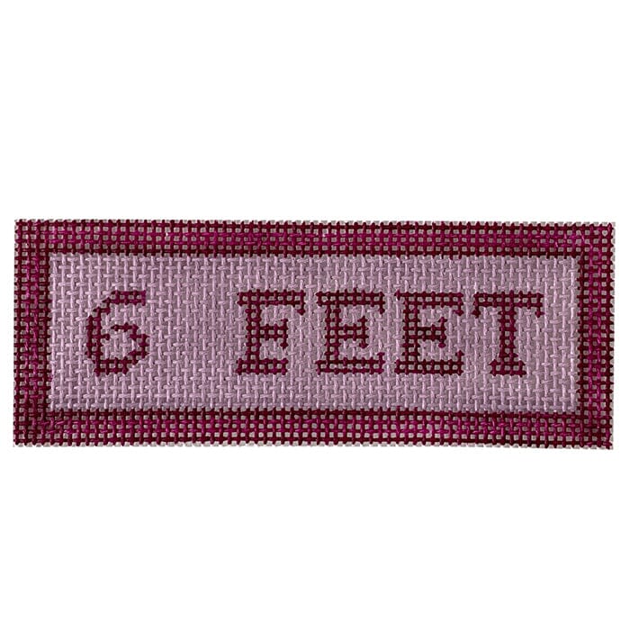 6 Feet Painted Canvas Walker's Needlepoint - 1