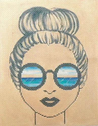 A Woman's View Painted Canvas Alice Peterson