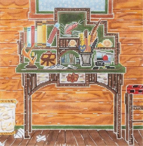 Adventure Desk Painted Canvas Cooper Oaks Design - 1