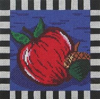 Agnes Apple / Acorn Painted Canvas Cooper Oaks Design - 1