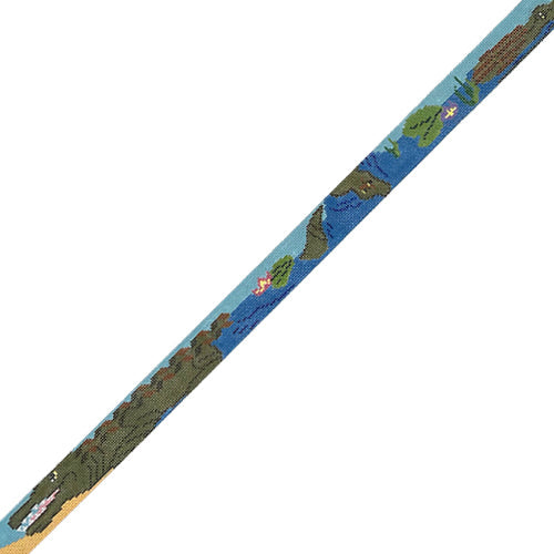 Alligator Belt CO Painted Canvas Cooper Oaks Design - 1