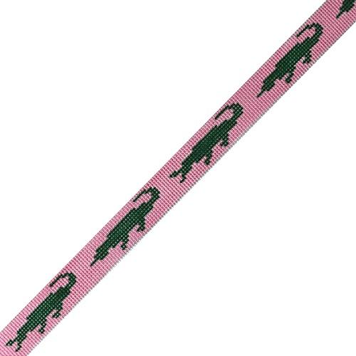Alligator Sunglass Strap Painted Canvas Kate Dickerson Needlepoint Collections - 1