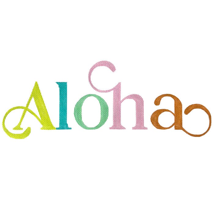 Aloha Painted Canvas Colors of Praise - 1