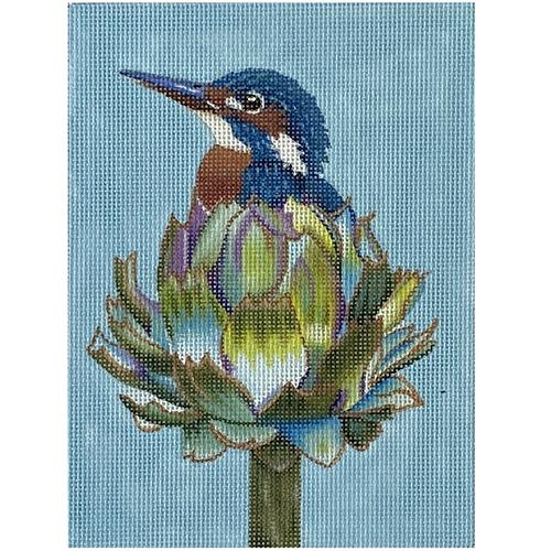 Amelie Artichoke Painted Canvas Vicki Sawyer