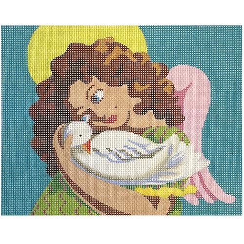Angel & Dove Lee Bag Painted Canvas Colors of Praise - 1