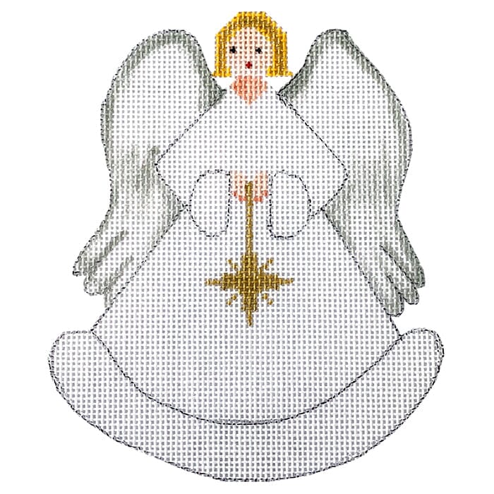 Angel Star with SG Painted Canvas Patricia Sone
