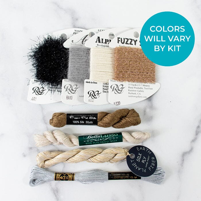 Animal Kingdom: The Making of Fur and Feathers Online Technique Class Online Classes Needlepoint.Com