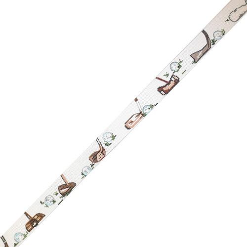 Antique Golf Clubs Belt Painted Canvas The Meredith Collection - 1