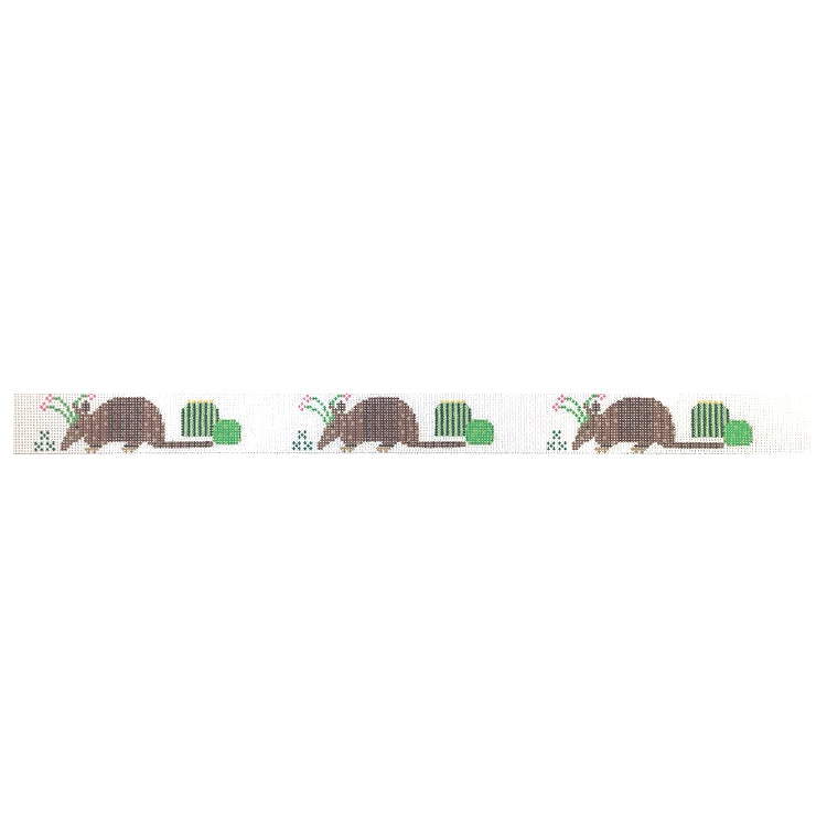 Armadillos Belt Painted Canvas Charley Harper