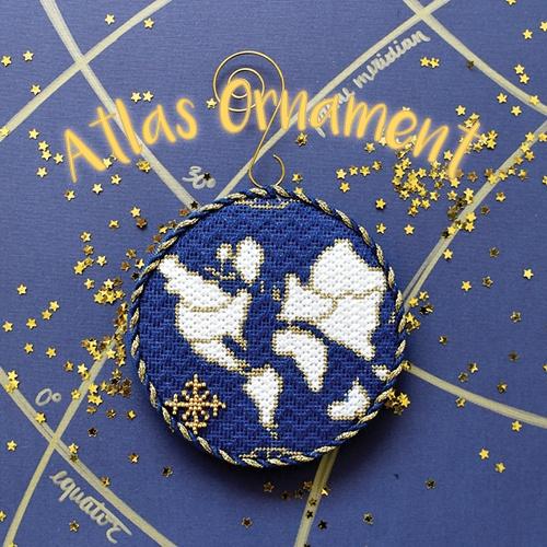 Atlas Ornament Kit & Online Class Online Classes The Plum Stitchery