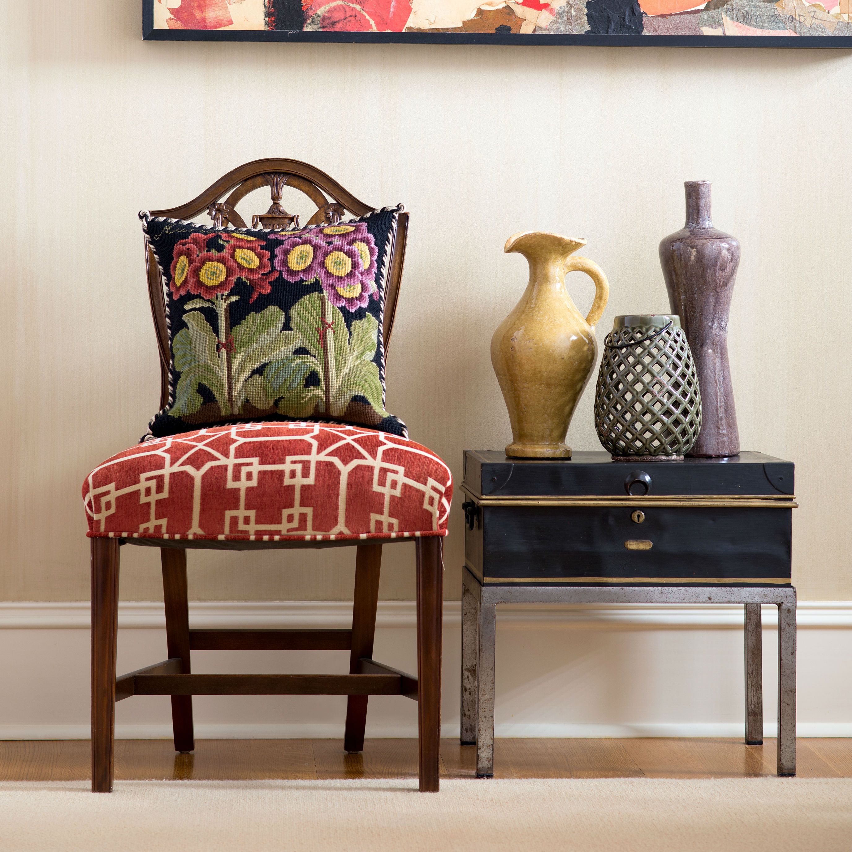 Auricula Needlepoint Kit Kits Elizabeth Bradley Design