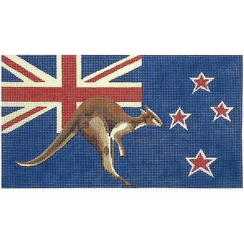 Australian Kangaroo Clutch Painted Canvas Colors of Praise - 1