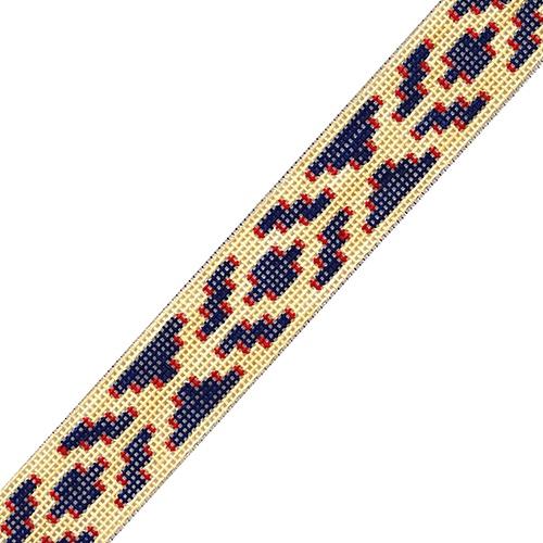 Red Aztec Beaded Belt