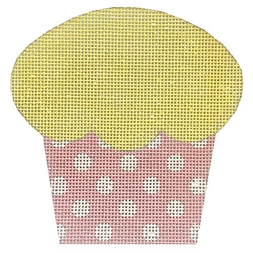 Baby Girl Cupcake Painted Canvas Danji Designs - 1