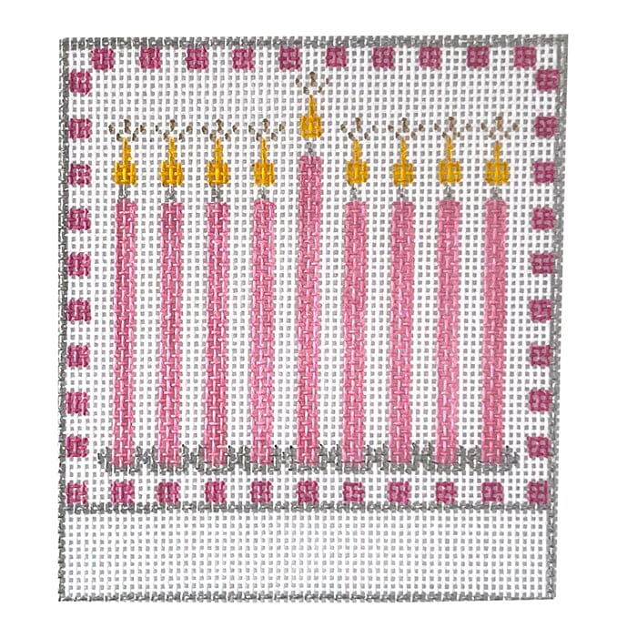 Baby Girl's First Hanukkah with Stitch Guide Painted Canvas The Princess & Me - 1