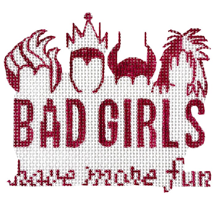 Bad Girls-Pink Painted Canvas Alice Peterson Company