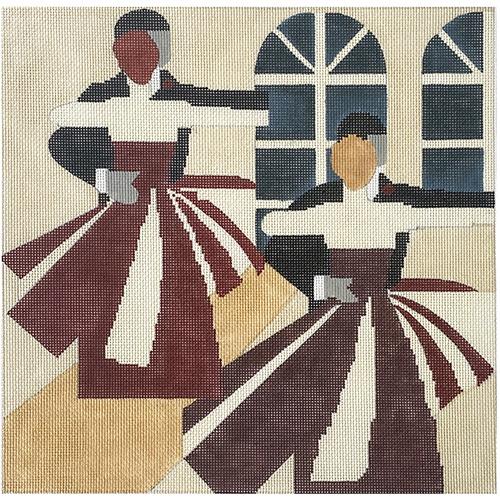 Ballroom Dancing Painted Canvas Melissa Prince Designs - 1