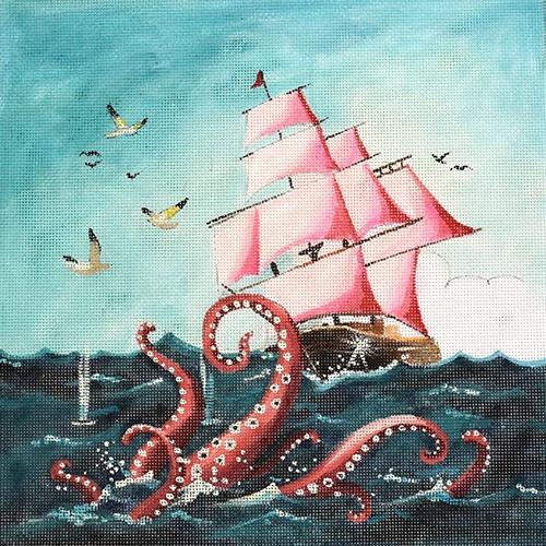 Battle at Sea Painted Canvas Colors of Praise - 1