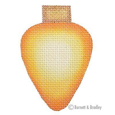 BB 6112 Light Bulb Yellow Painted Canvas Burnett & Bradley - 1