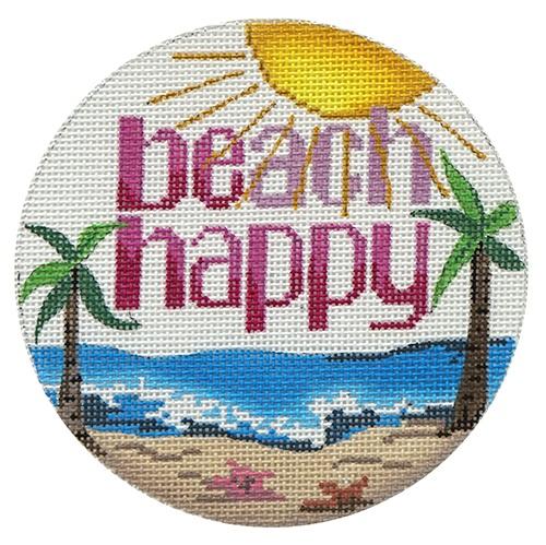 Beach Happy Painted Canvas Patti Mann